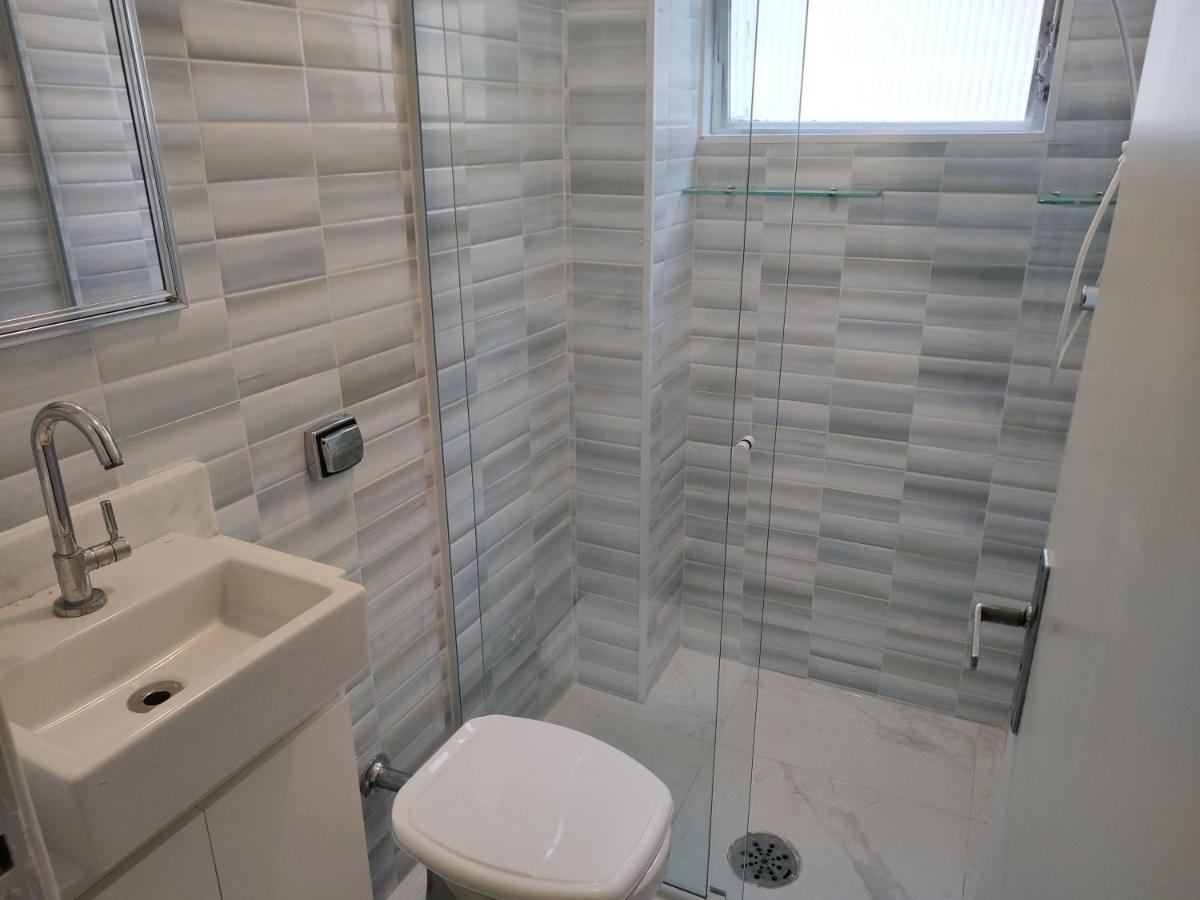 Apartamento Na Praia Do Gonzaga サントス エクステリア 写真