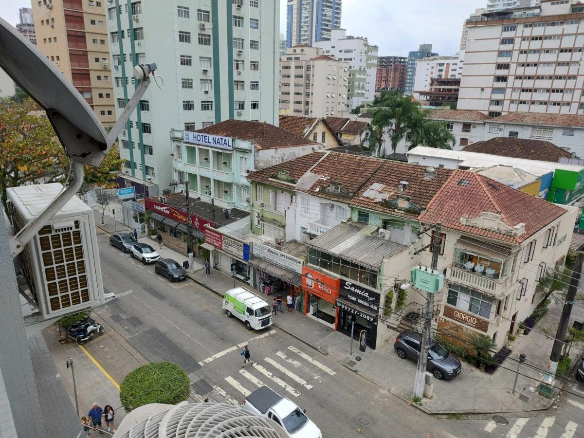 Apartamento Na Praia Do Gonzaga サントス エクステリア 写真