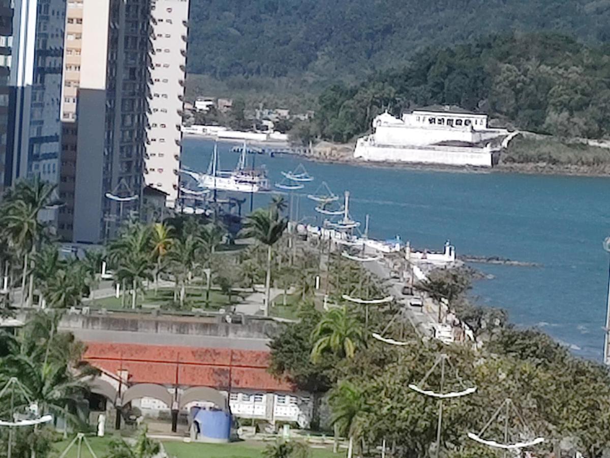 Apartamento Na Praia Do Gonzaga サントス エクステリア 写真